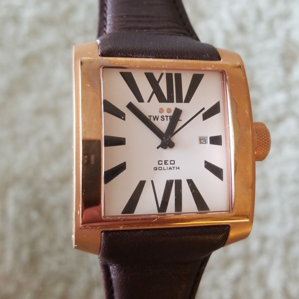 TW Steel Goliath CEO Men's Watch Rose Gold